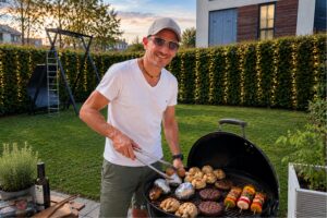 Vegan Grillen Kilian am Webergrill